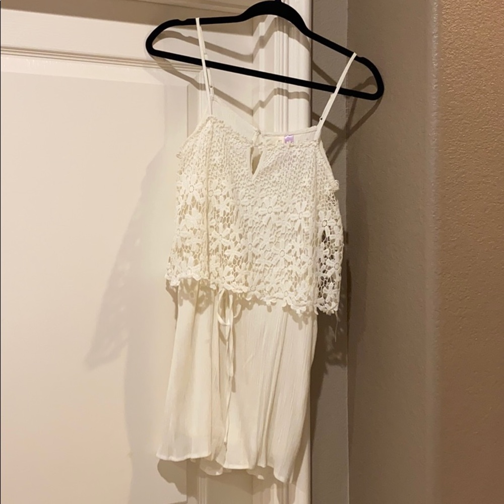White romper
